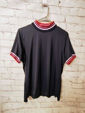 G/FORE Women's Golf Mock Jersey Active Shirt Large